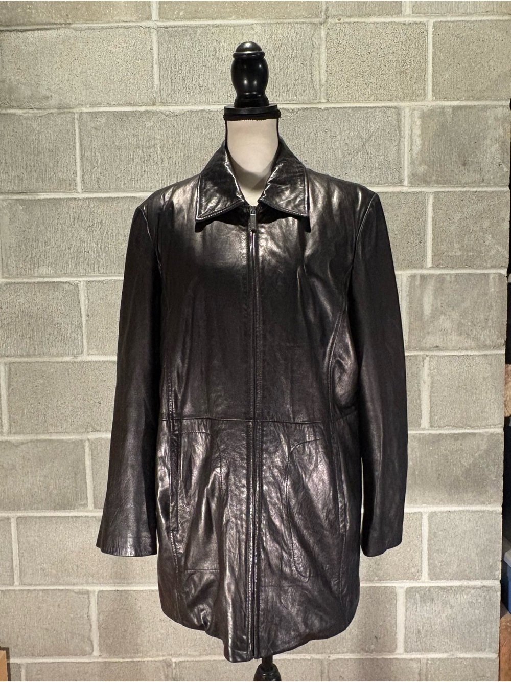 Wilson’s Pelle Studio leather jacket.